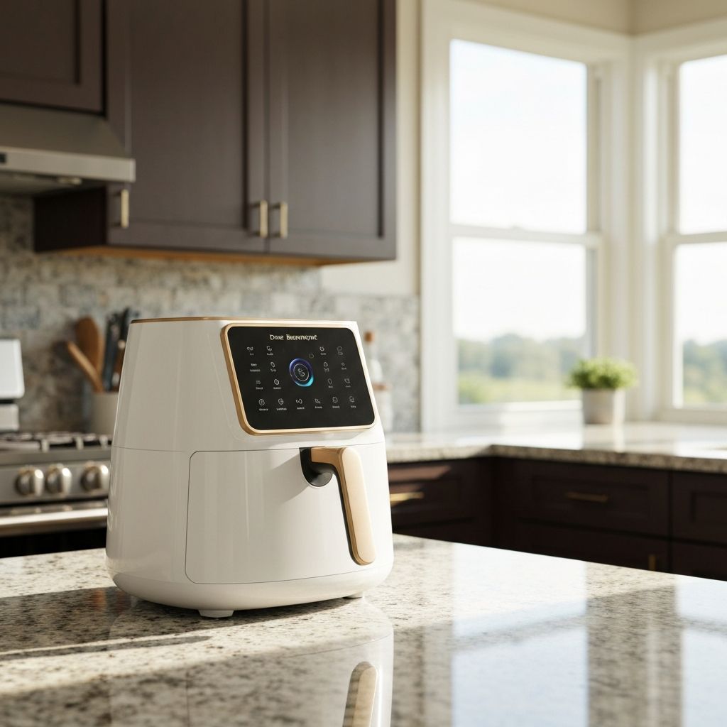 Drew Barrymore Beautiful Air Fryer with Touch Display in sage green